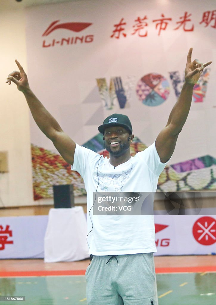 Dwyane Wade Visits Dongguan