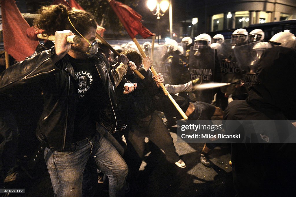 Protests Begin As Eurozone Ministers Approve Next Bailout In Greece