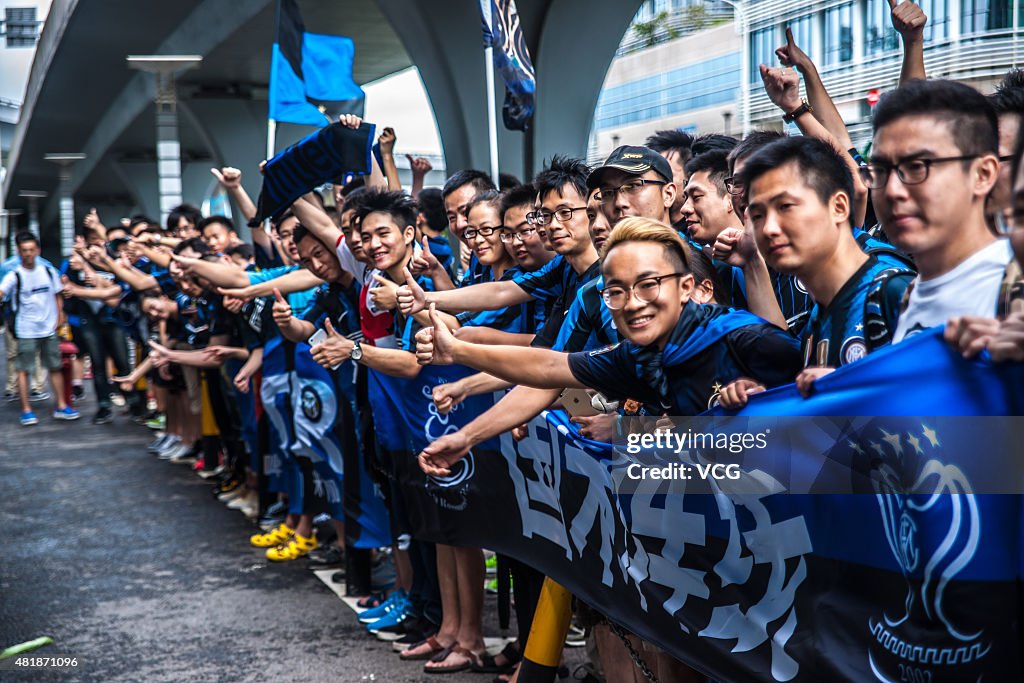 Inter Milan Training Session And Press Conference