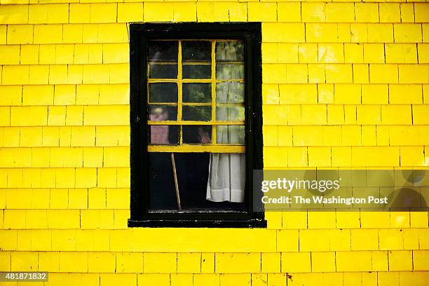 Alex Katz's home home in Lincolnville, Maine, July 12, 2015. American figure artist Alex Katz was born July 24, 1927 in Brooklyn, New York. He...