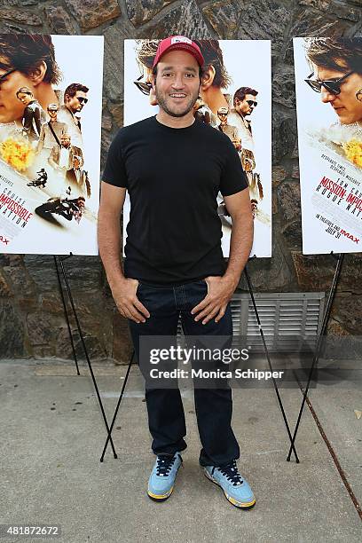 Gregg Bello attends the "Mission: Impossible - Rogue Nation" Special Screening Hosted By Alec Baldwin, Arrivals at United Artists East Hampton Cinema...