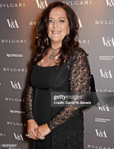 Angela Missoni attends a private dinner celebrating the Victoria and