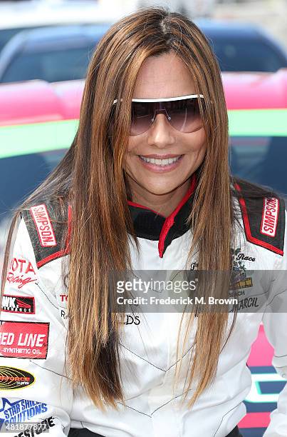 Actress Vanessa Marcil attends the 37th Annual Toyota Pro/Celebrity Race Practice Day on April 1, 2014 in Long Beach, California.