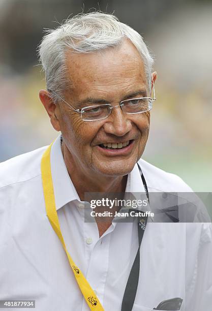 Jean-Louis Bianco attends stage seventeenth of the 2015 Tour de France, a 161 km stage from Digne-Les-Bains to Pra Loup on July 22, 2015 in Gap,...