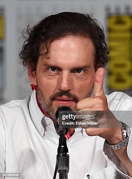 Actor Silas Weir Mitchell attends the "Grimm" season five panel during Comic-Con International 2015 at the San Diego Convention Center on July 11,...