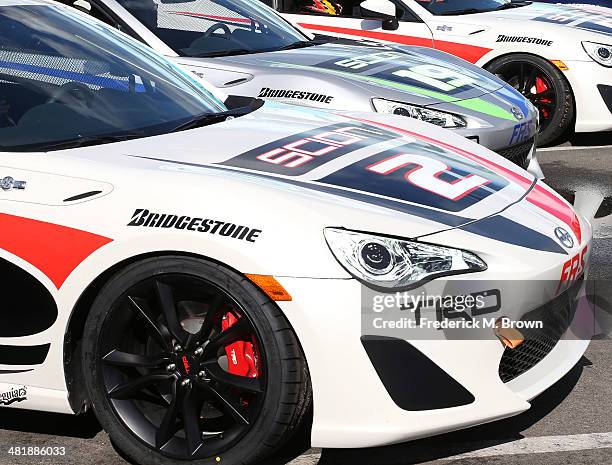 Exterior view during the 37th Annual Toyota Pro/Celebrity Race Practice Day on April 1, 2014 in Long Beach, California.