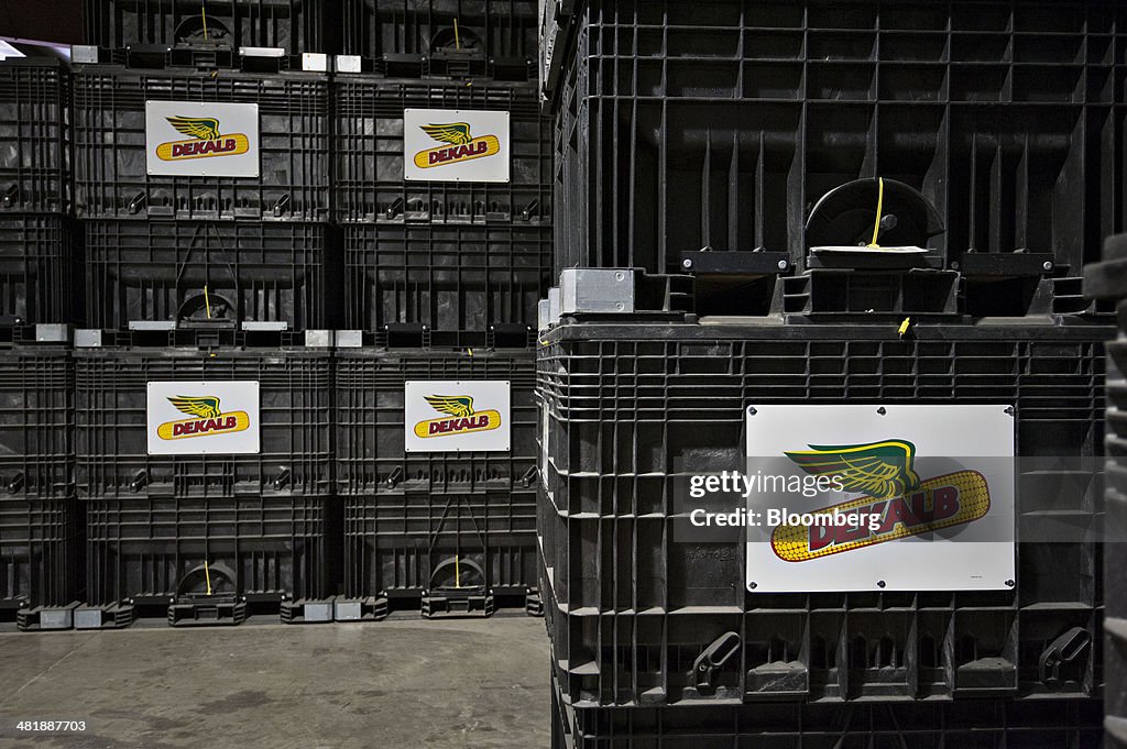 A Crop Production Services Warehouse Ahead Of Monsanto Earnings Figures