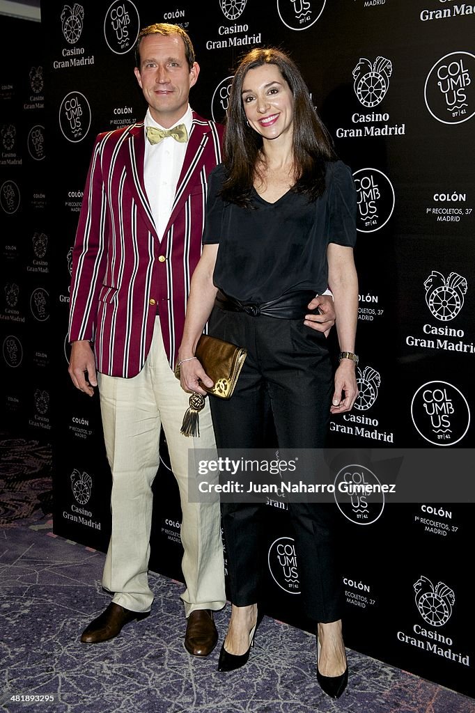 Ignacio Garcia de Vinuesa Hosts a Cocktail party at Casino Madrid-Colon