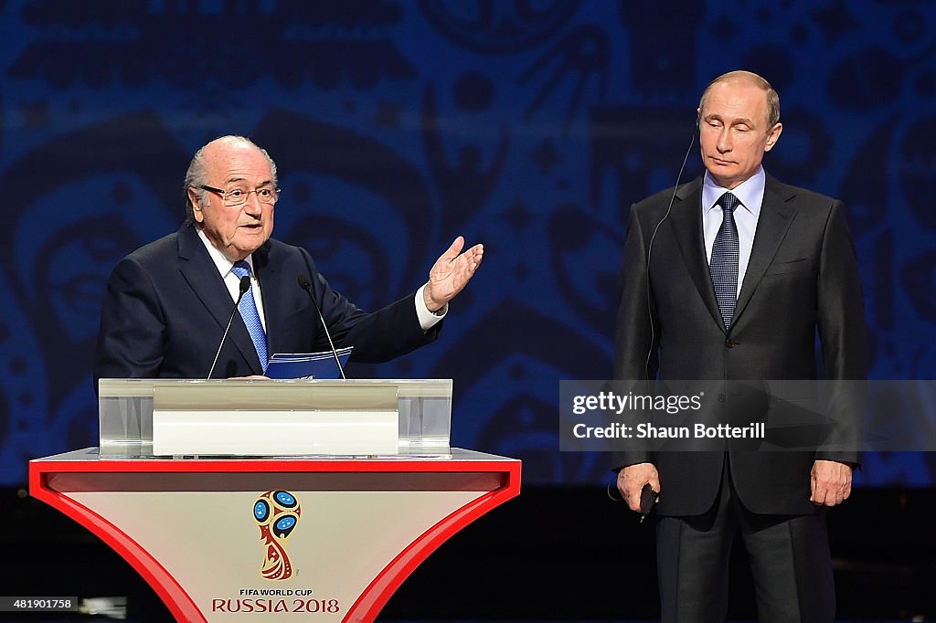 Preliminary Draw of the 2018 FIFA World Cup in Russia