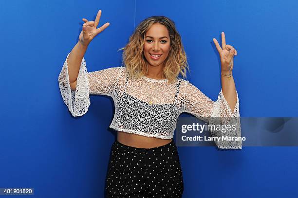 Leona Lewis poses for a portrait at Radio Station Y-100 on July 24, 2015 in Miami, Florida.
