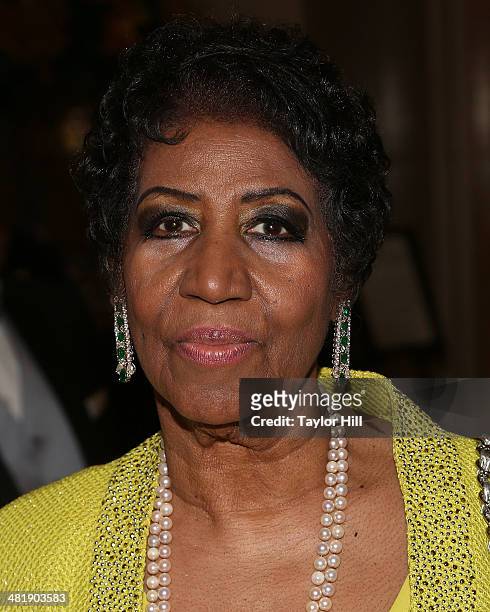 Aretha Franklin attends Aretha Franklin's 72nd Birthday Celebration on March 22, 2014 in New York City.