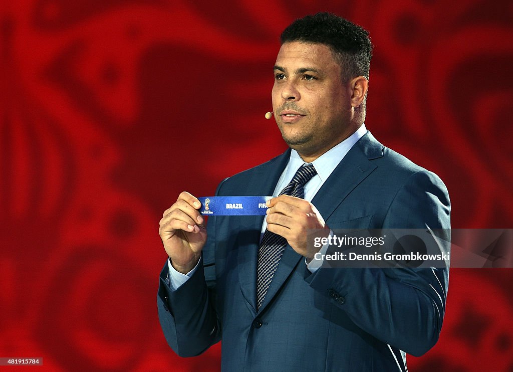 Preliminary Draw of the 2018 FIFA World Cup in Russia