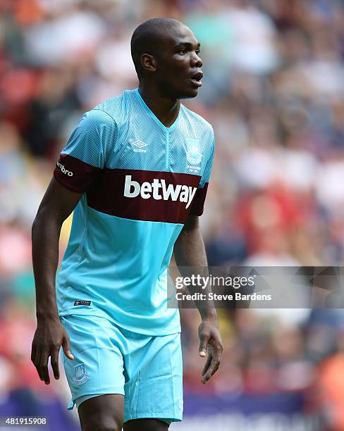 Angelo Ogbonna of West Ham United during the pre season friendly match between Charlton Athletic and West Ham United at the Valley on July 25, 2015...