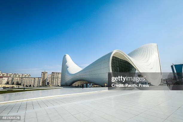 General view of the Heydar Aliyev Cultural Center.