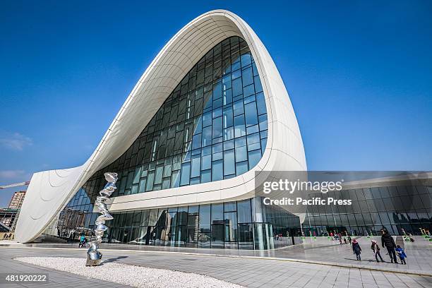 General view of the Heydar Aliyev Centre in Baku.