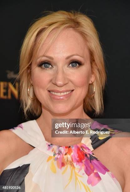 Actress Leigh-Allyn Baker attends the premiere of Disney Channel's "Descendants" at Walt Disney Studios on July 24, 2015 in Burbank, California.