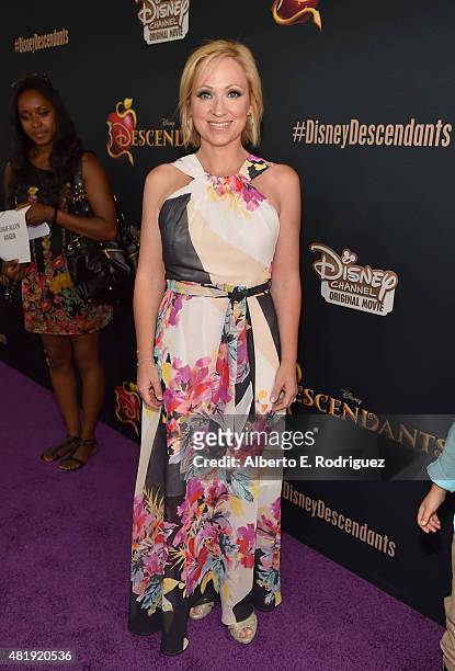 Actress Leigh-Allyn Baker attends the premiere of Disney Channel's "Descendants" at Walt Disney Studios on July 24, 2015 in Burbank, California.