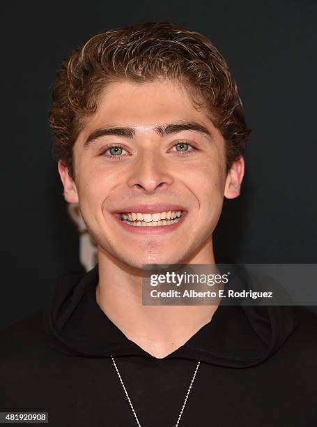 Actor Ryan Ochoa attends the premiere of Disney Channel's "Descendants" at Walt Disney Studios on July 24, 2015 in Burbank, California.