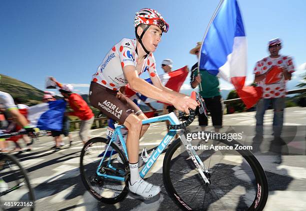 Romain Bardet of Team AG2R La Mondiale competes during Stage Twenty of the Tour de France on Saturday 25 July 2015, Alpe d Huez, France.