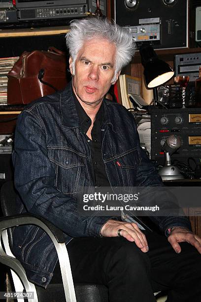 Jim Jarmusch attends the "Only Lovers Left Alive" New York screening concert at Santos Party House on April 1, 2014 in New York City.