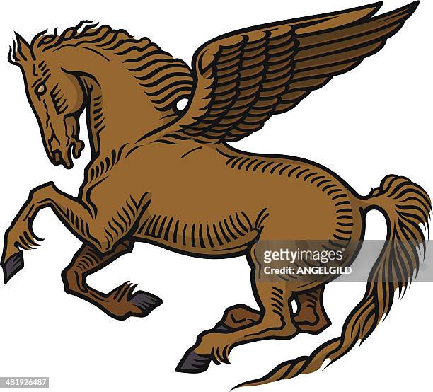 pegasus winged horse - pegasus 幅插畫檔、美工圖案、卡通及圖標