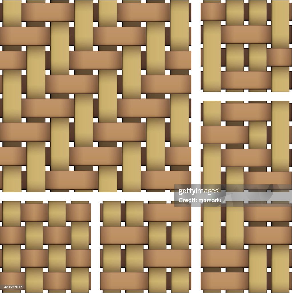 Seamless weave texture