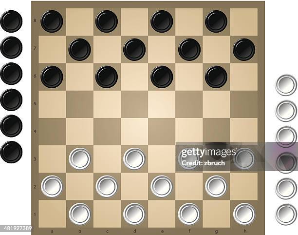 checkers - white checkers stock illustrations