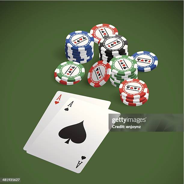 texas holdem - blackjack stock illustrations