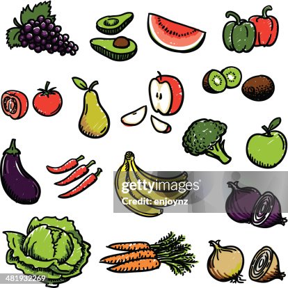 Fruit and vegetables Fruit and vegetables