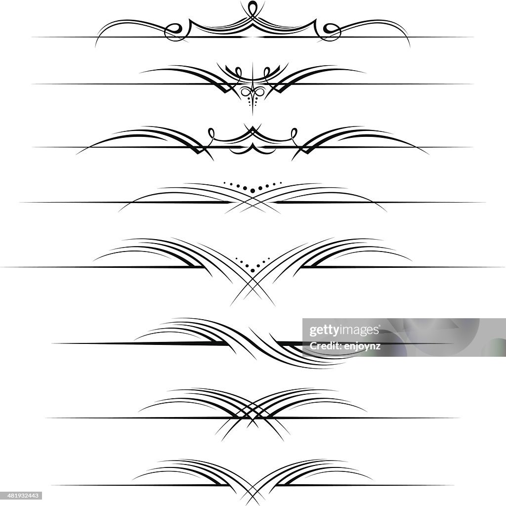 Page Ruls Decorative Page Rules High-Res Vector Graphic - Getty Images
