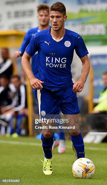 Andrej Kramaric of Leicester City in action during the pre season friendly match between Mansfield Town and Leicester City at the One Call Stadium on...