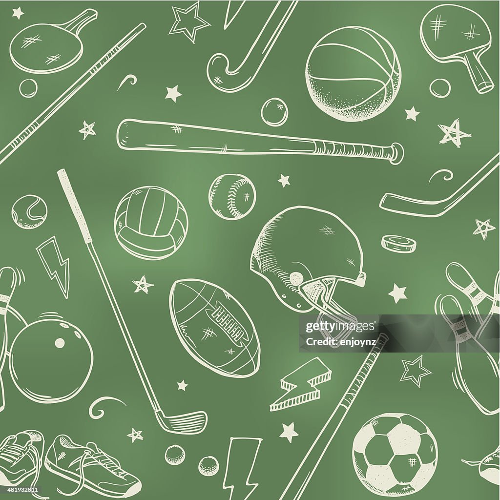 Seamless Sports Background High-Res Vector Graphic - Getty Images