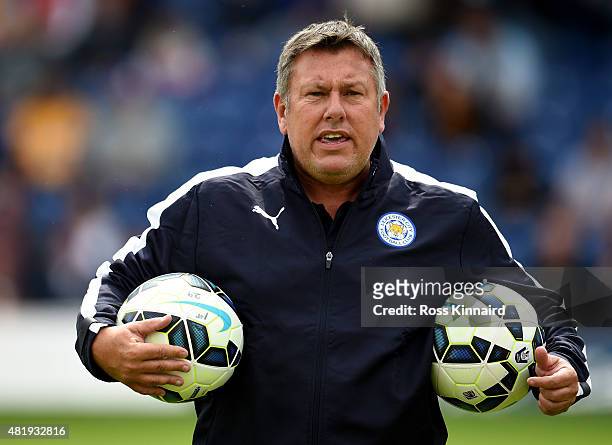 Craig Shakespeare one of the Leicester City coaching staff during the pre season friendly match between Mansfield Town and Leicester City at the One...