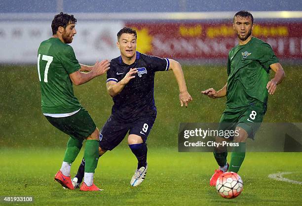 Alexander Baumjohann of Hertha BSC during the game between Hertha BSC and Akhisar Belediyespor on july 25, 2015 in Schladming, Austria.