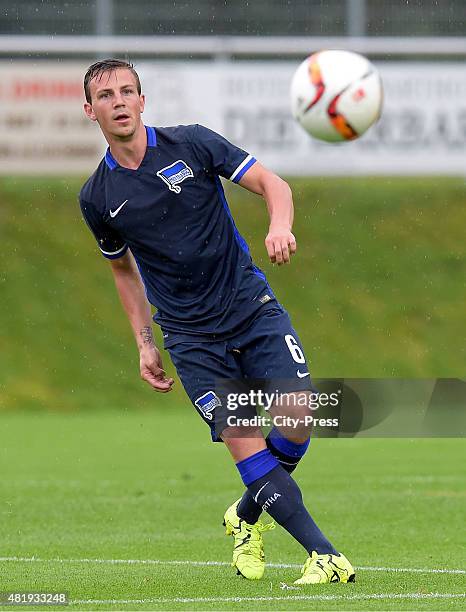 Vladimr Darida of Hertha BSC during the game between Hertha BSC and Akhisar Belediyespor on july 25, 2015 in Schladming, Austria.