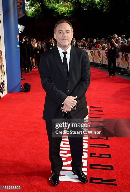 Producer Bryan Burke attends the UK Fan Screening of 'Mission: Impossible - Rogue Nation' at the IMAX Waterloo on July 25, 2015 in London, United...