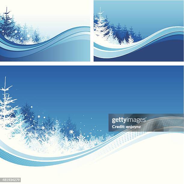 winter flow backgrounds - icicles stock illustrations