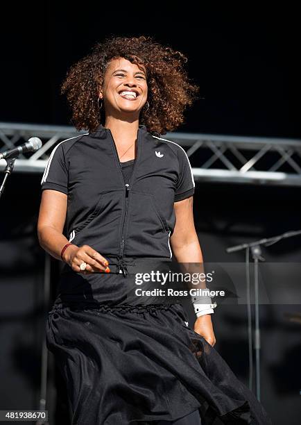 Neneh Cherry performs at the Wickerman festival at Dundrennan on July 25, 2015 in Dumfries, Scotland.