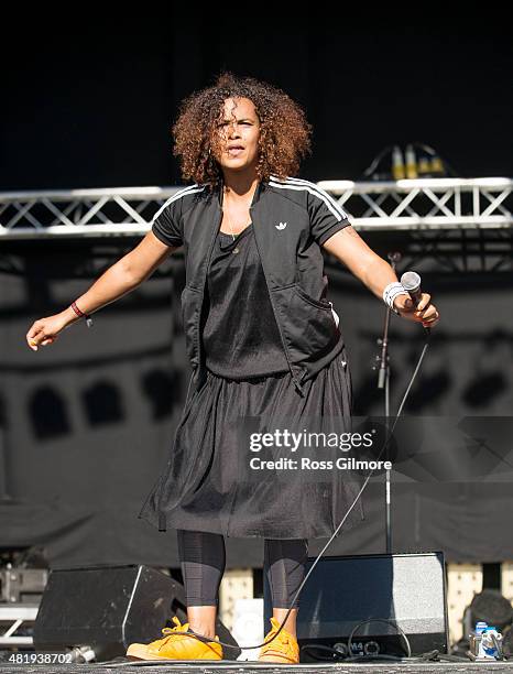 Neneh Cherry performs at the Wickerman festival at Dundrennan on July 25, 2015 in Dumfries, Scotland.