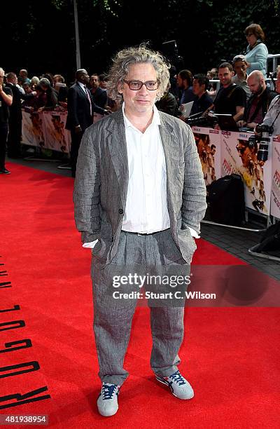 Dexter Fletcher attends the UK Fan Screening of 'Mission: Impossible - Rogue Nation' at the IMAX Waterloo on July 25, 2015 in London, United Kingdom.