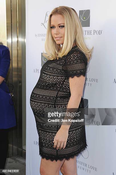 Kendra Wilkinson arrives at A Pea In The Pod And Jennifer Love Hewitt Celebrate The Launch Of "L By Jennifer Love Hewitt" at A Pea In The Pod on...