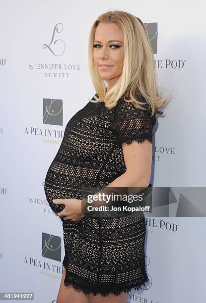 Kendra Wilkinson arrives at A Pea In The Pod And Jennifer Love Hewitt Celebrate The Launch Of "L By Jennifer Love Hewitt" at A Pea In The Pod on...