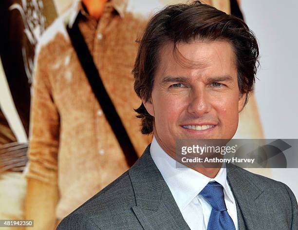 Tom Cruise attends an exclusive screening of "Mission: Impossible Rogue Nation" at BFI IMAX on July 25, 2015 in London, England.