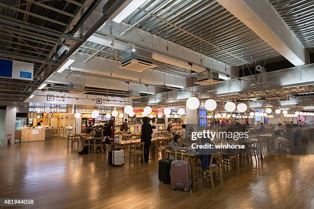 narita international airport terminal 3 - food court stock pictures, royalty-free photos & images