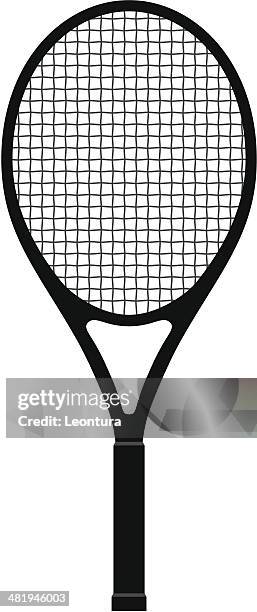 tennis racquet - tennis racket vector stock illustrations