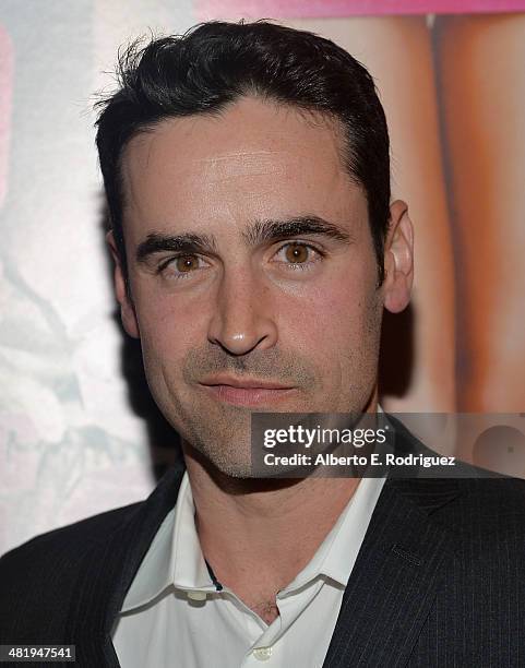 Actor Jesse Bradford attends the premiere of Screen Media Films' "10 Rules For Sleeping Around" at the Egyptian Theatre on April 1, 2014 in...