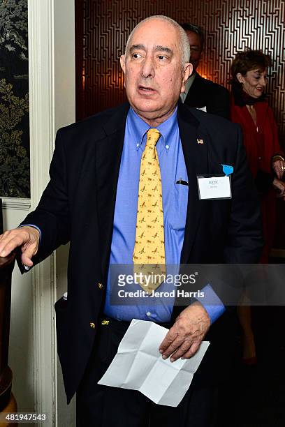 Ben Stein attends an evening with Azzedine Downes, President and CEO of the International Fund for Animal Welfare at Porta Via Restaurant on April 1,...