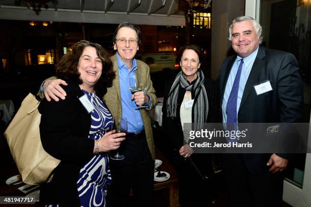 Guests attend an evening with Azzedine Downes, President and CEO of the International Fund for Animal Welfare at Porta Via Restaurant on April 1,...