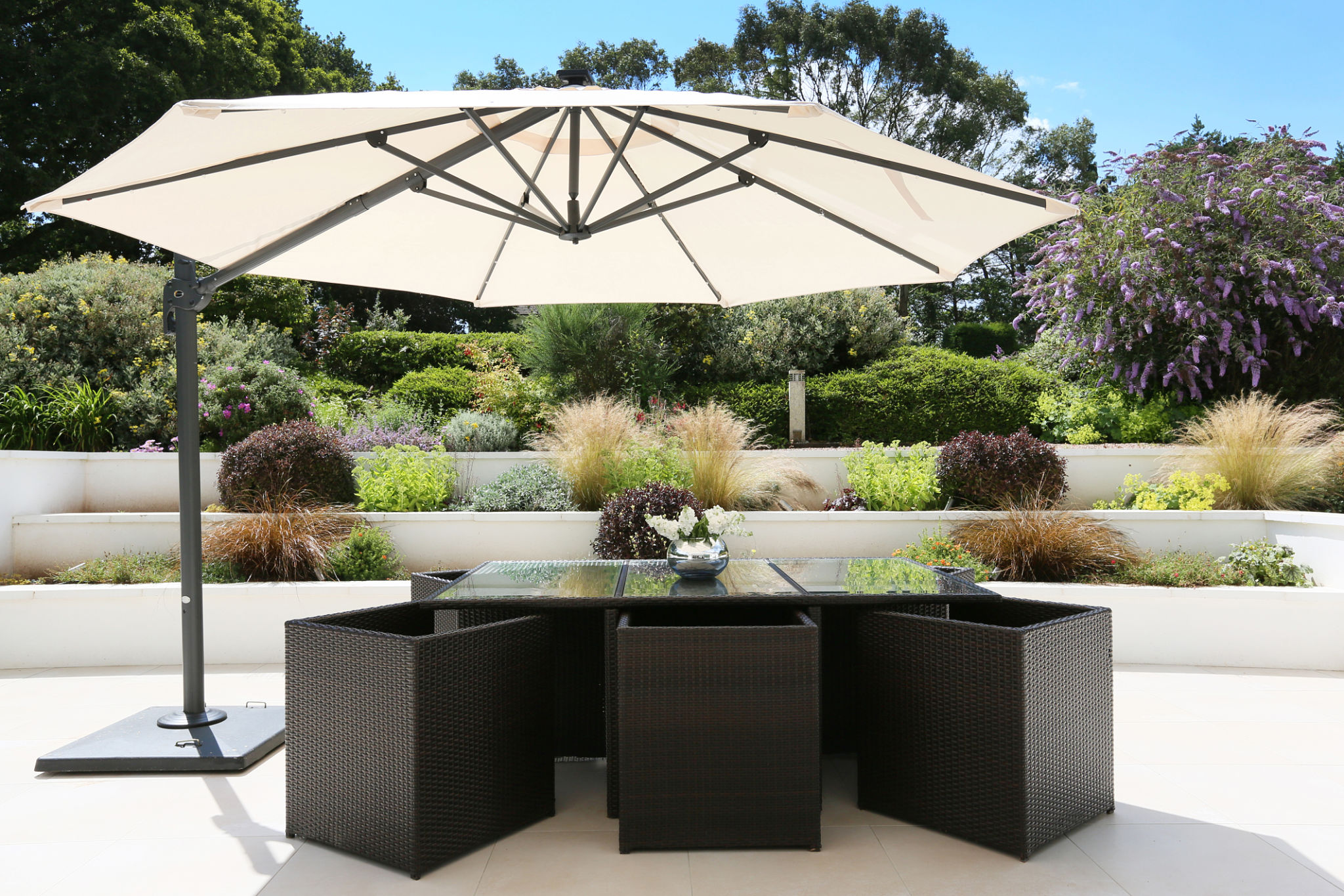 terraced garden