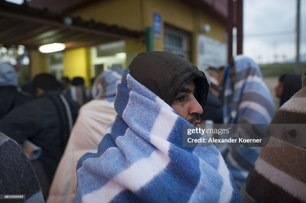 Migrants Seek Asylum In The Spanish Enclave Of Melilla In Northern Africa